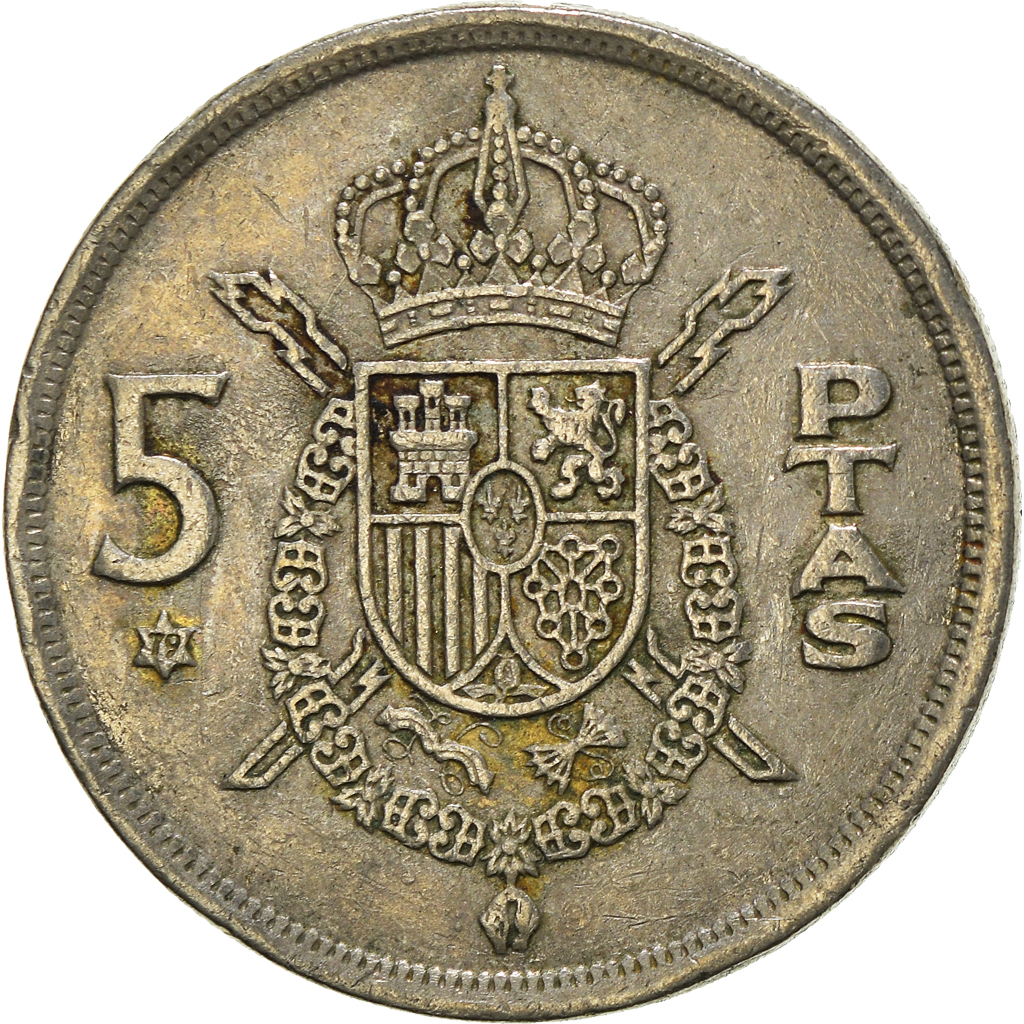 Moneda, España, 5 Pesetas, 1979