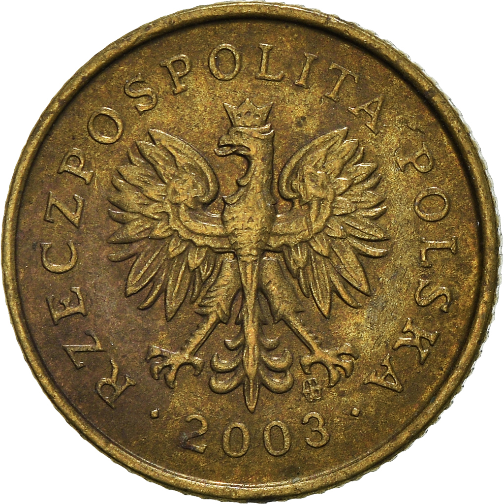 Moneda, Polonia, Grosz, 2003
