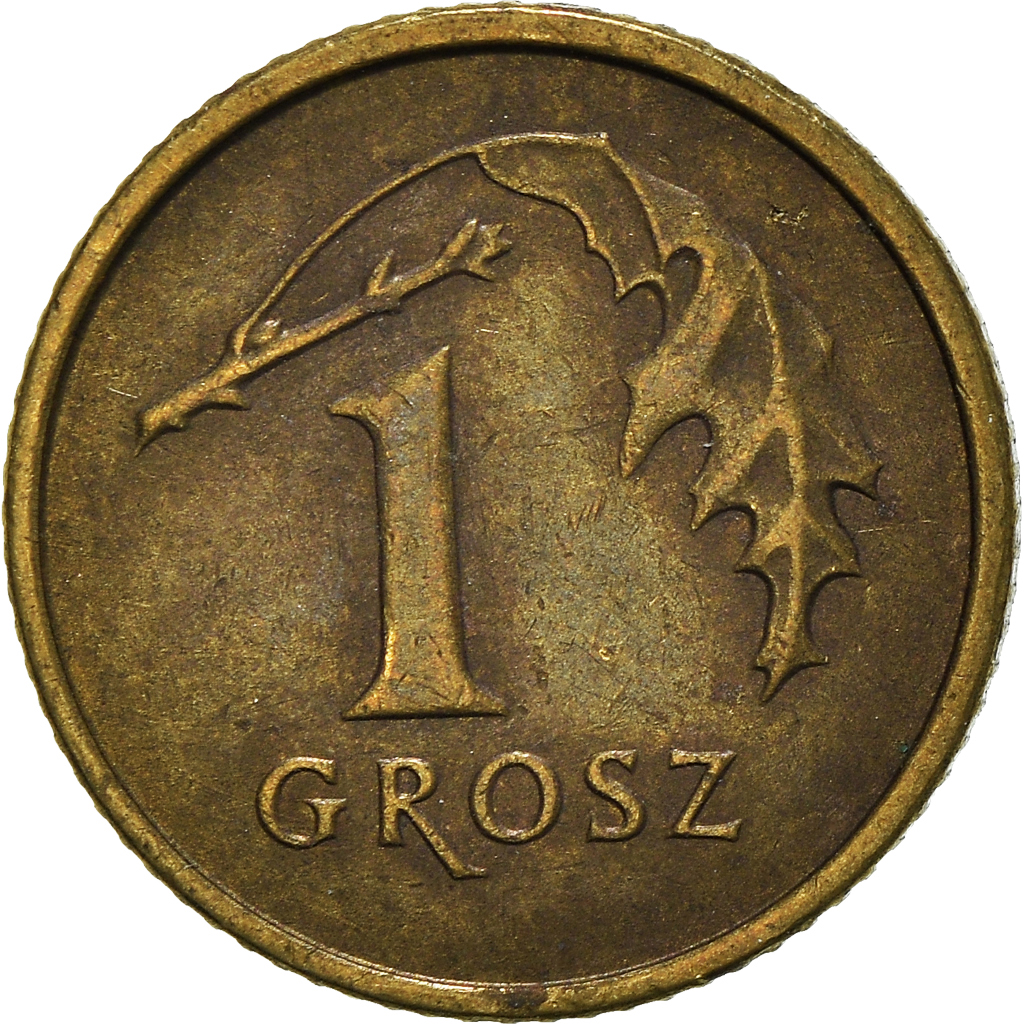 Moneda, Polonia, Grosz, 2003