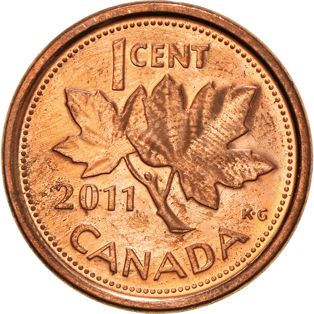 Moneda, Canadá, Cent, 2011
