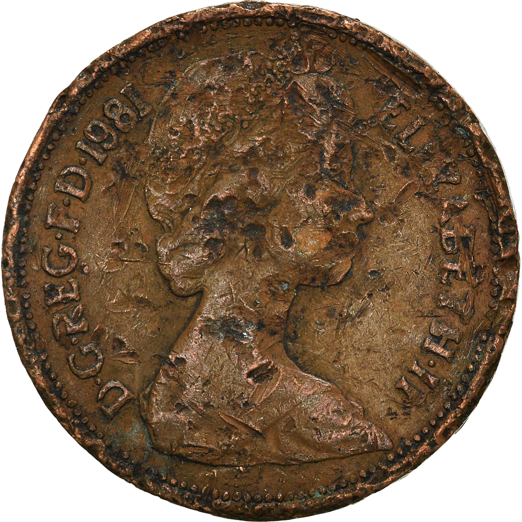 Moneda, Gran Bretaña, 2 Pence, 1981