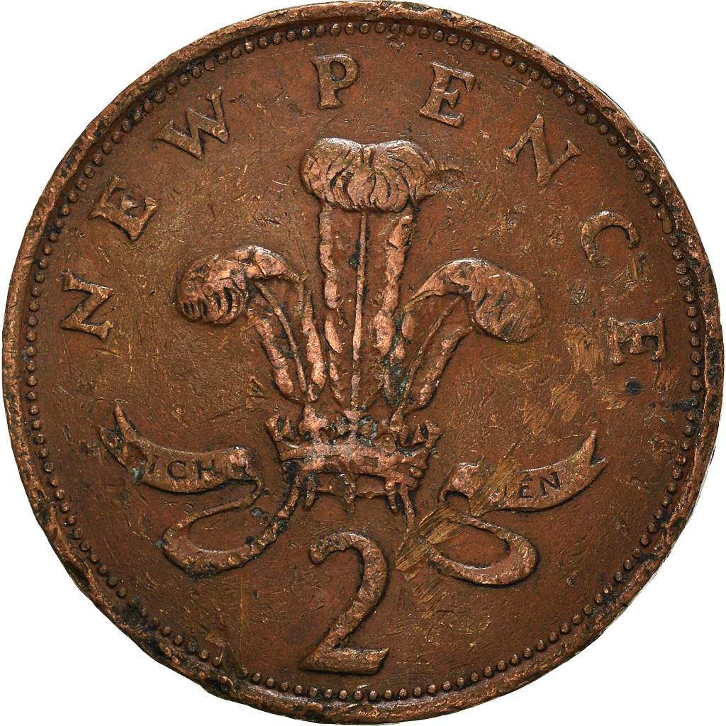 Moneda, Gran Bretaña, 2 Pence, 1981