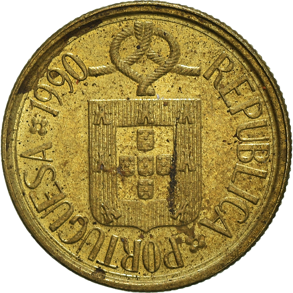 Moneda, Portugal, Escudo, 1990