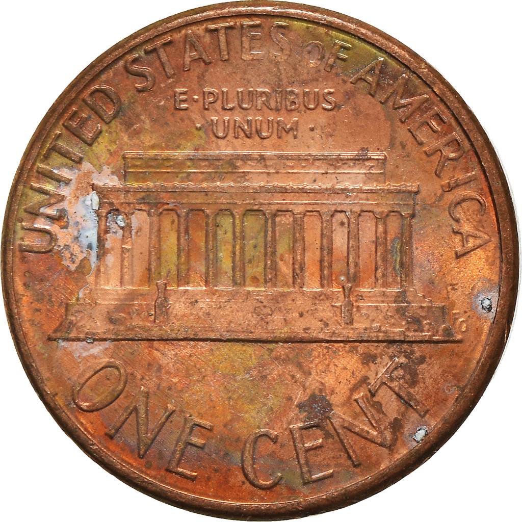 Moneda, Estados Unidos, Cent, 1988