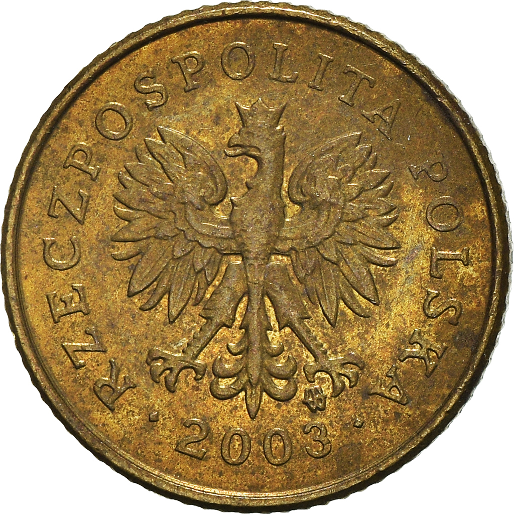 Moneda, Polonia, Grosz, 2003
