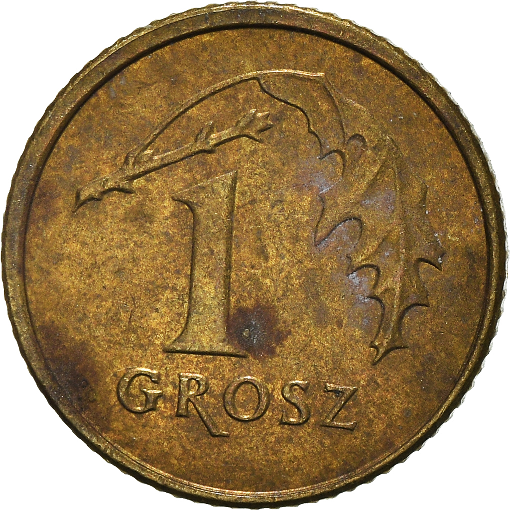 Moneda, Polonia, Grosz, 2003