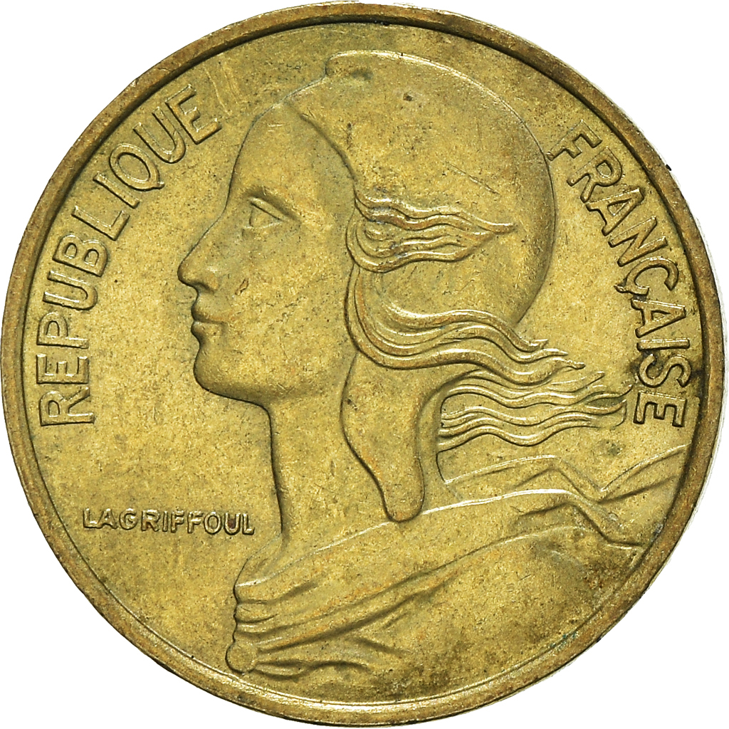 Moneda, Francia, 5 Centimes, 1992
