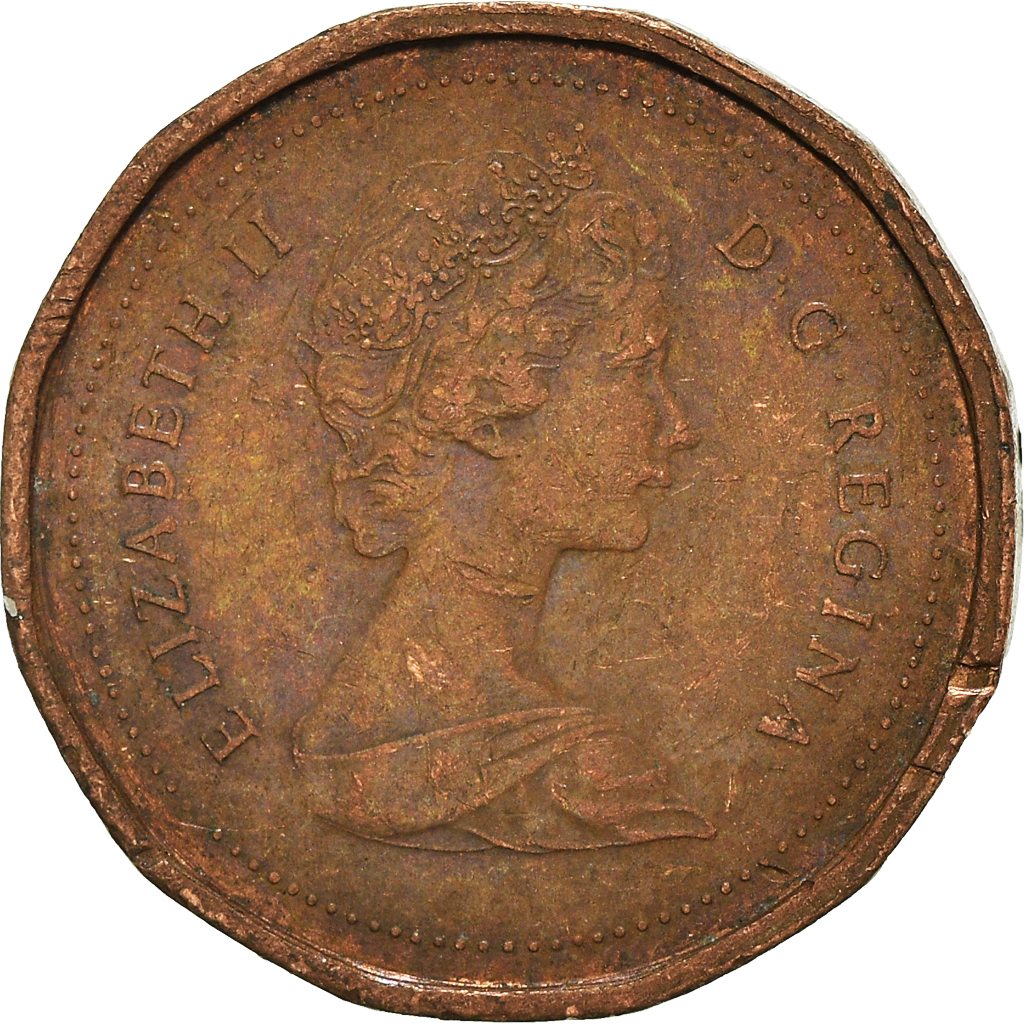 Moneda, Canadá, Cent, 1983