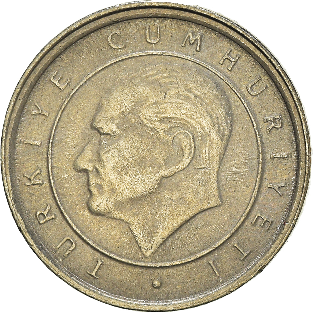Moneda, Turquía, 5 New Kurus, 2006