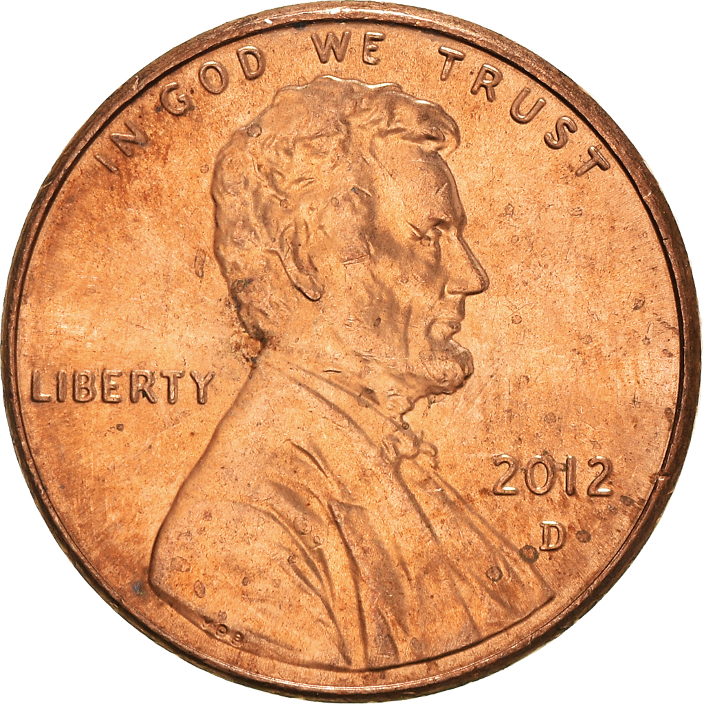 Moneda, Estados Unidos, Cent, 2012