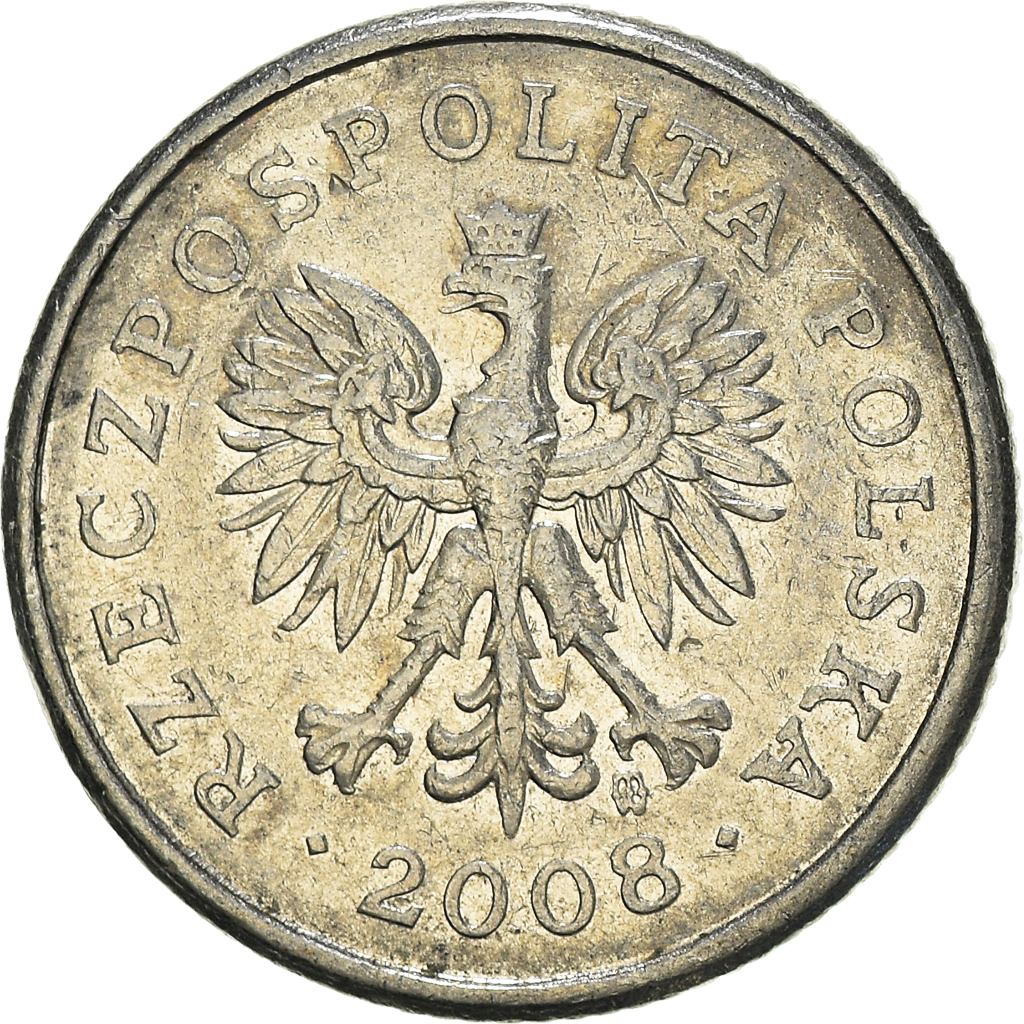 Moneda, Polonia, 20 Groszy, 2008
