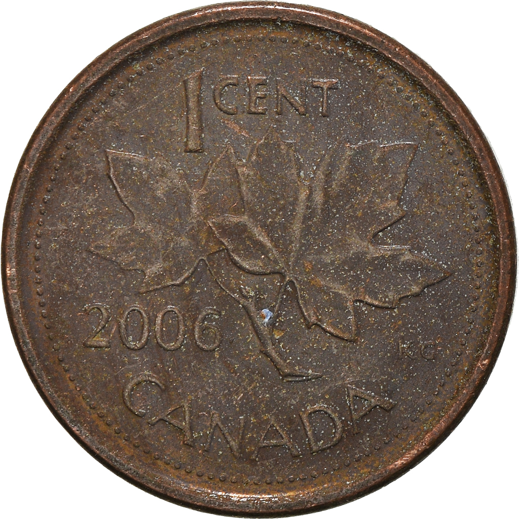 Moneda, Canadá, Cent, 2006