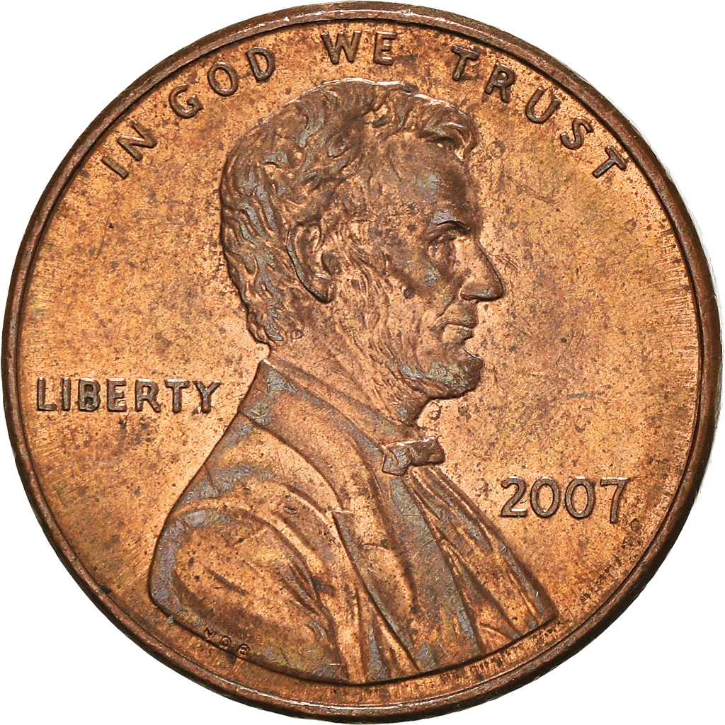 Moneda, Estados Unidos, Cent, 2007