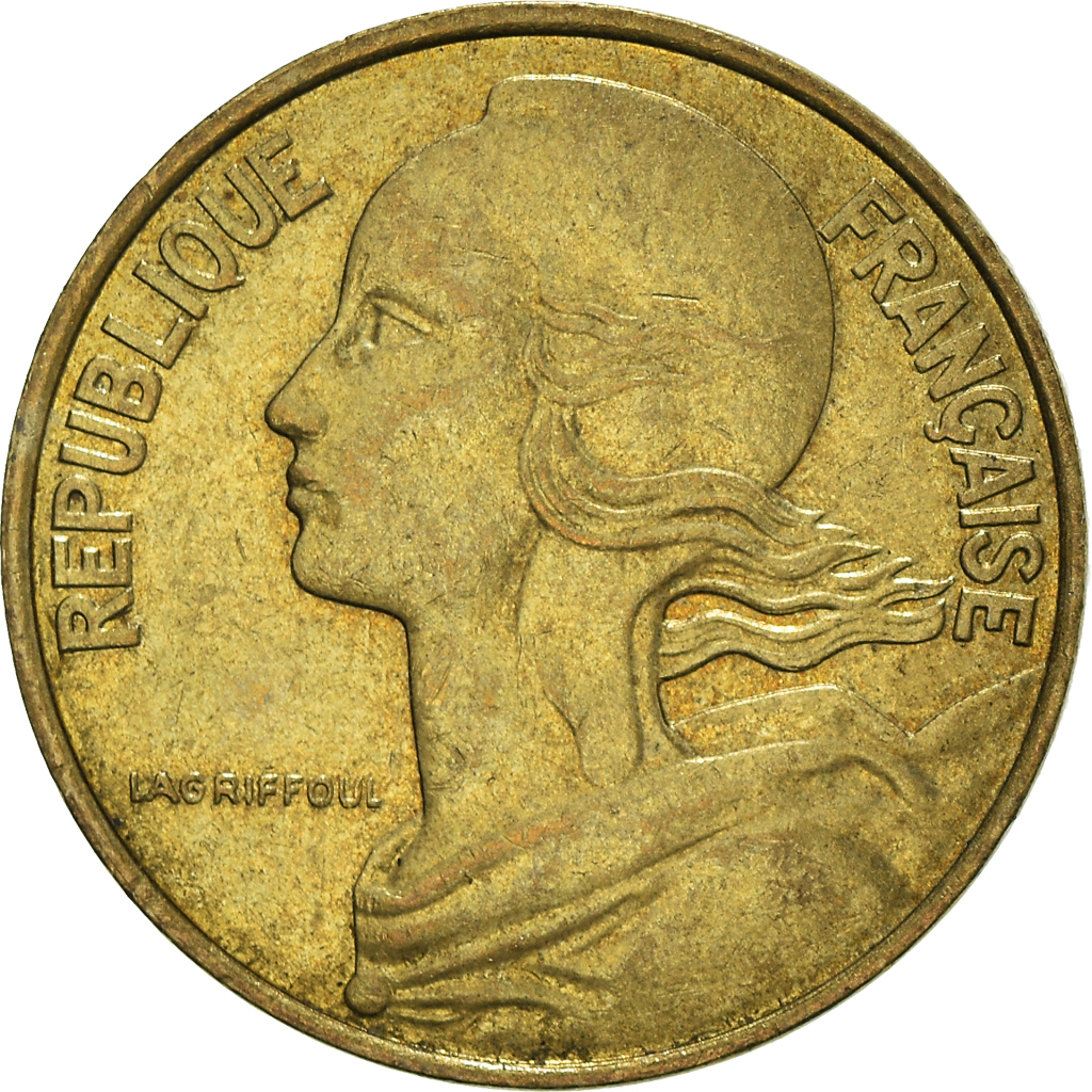 Moneda, Francia, 10 Centimes, 1994