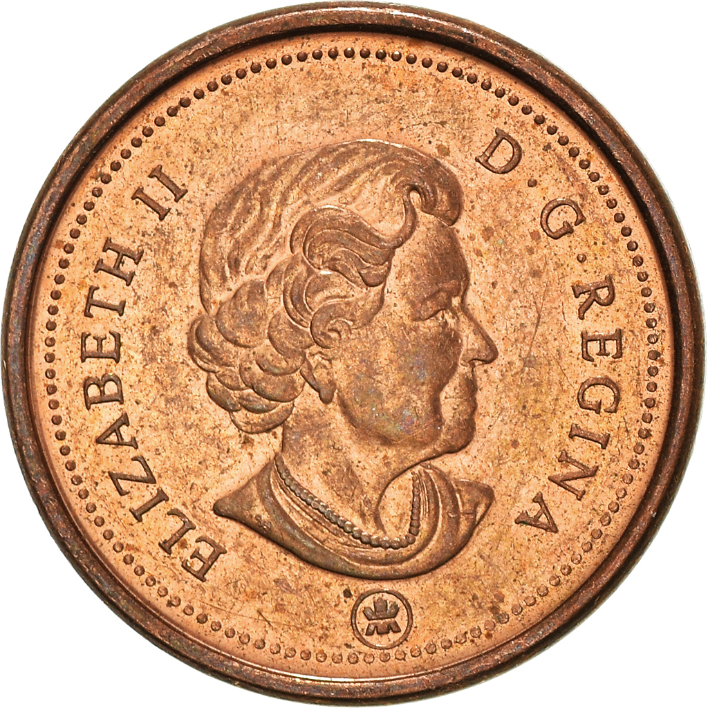 Moneda, Canadá, Cent, 2008