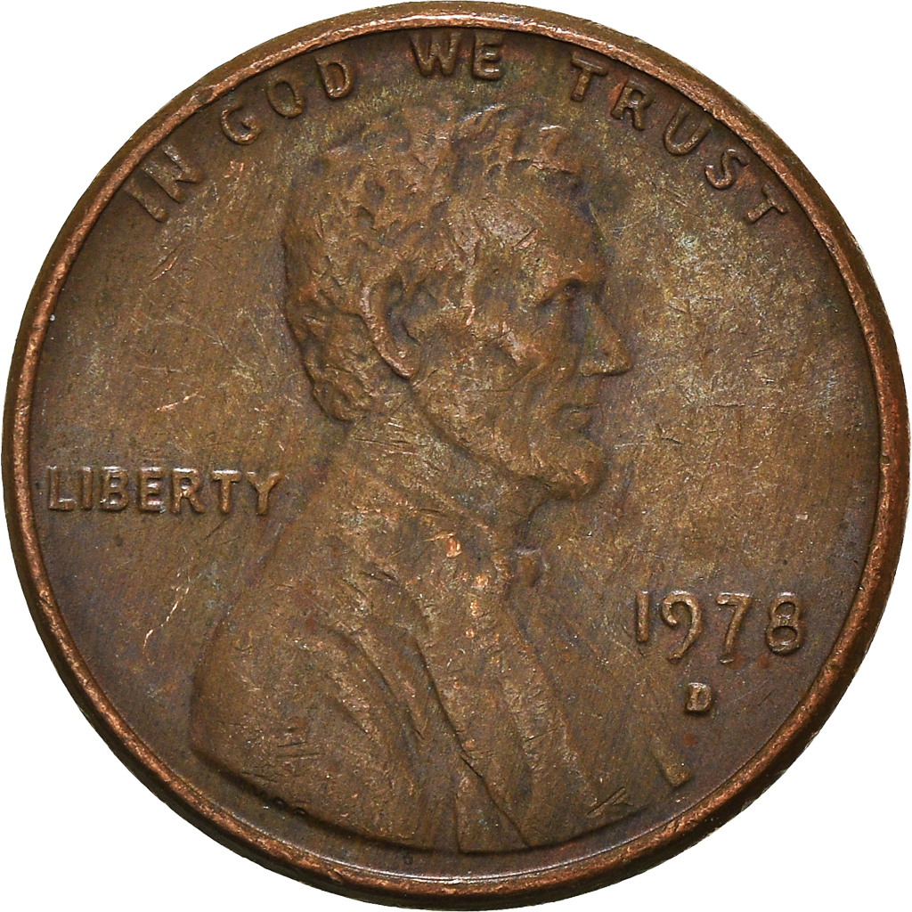 Moneda, Estados Unidos, Cent, 1978