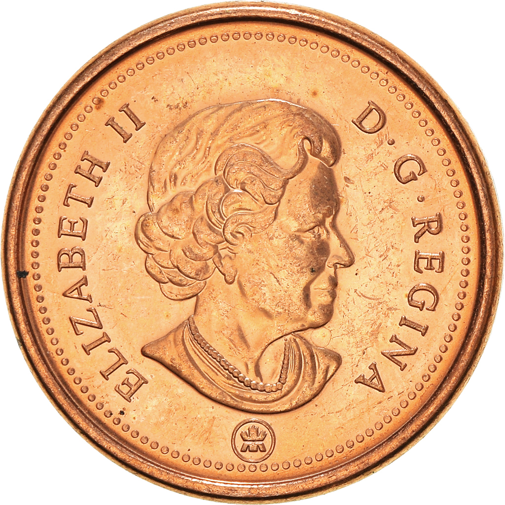 Moneda, Canadá, Cent, 2008