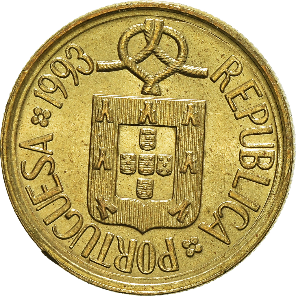 Moneda, Portugal, Escudo, 1993