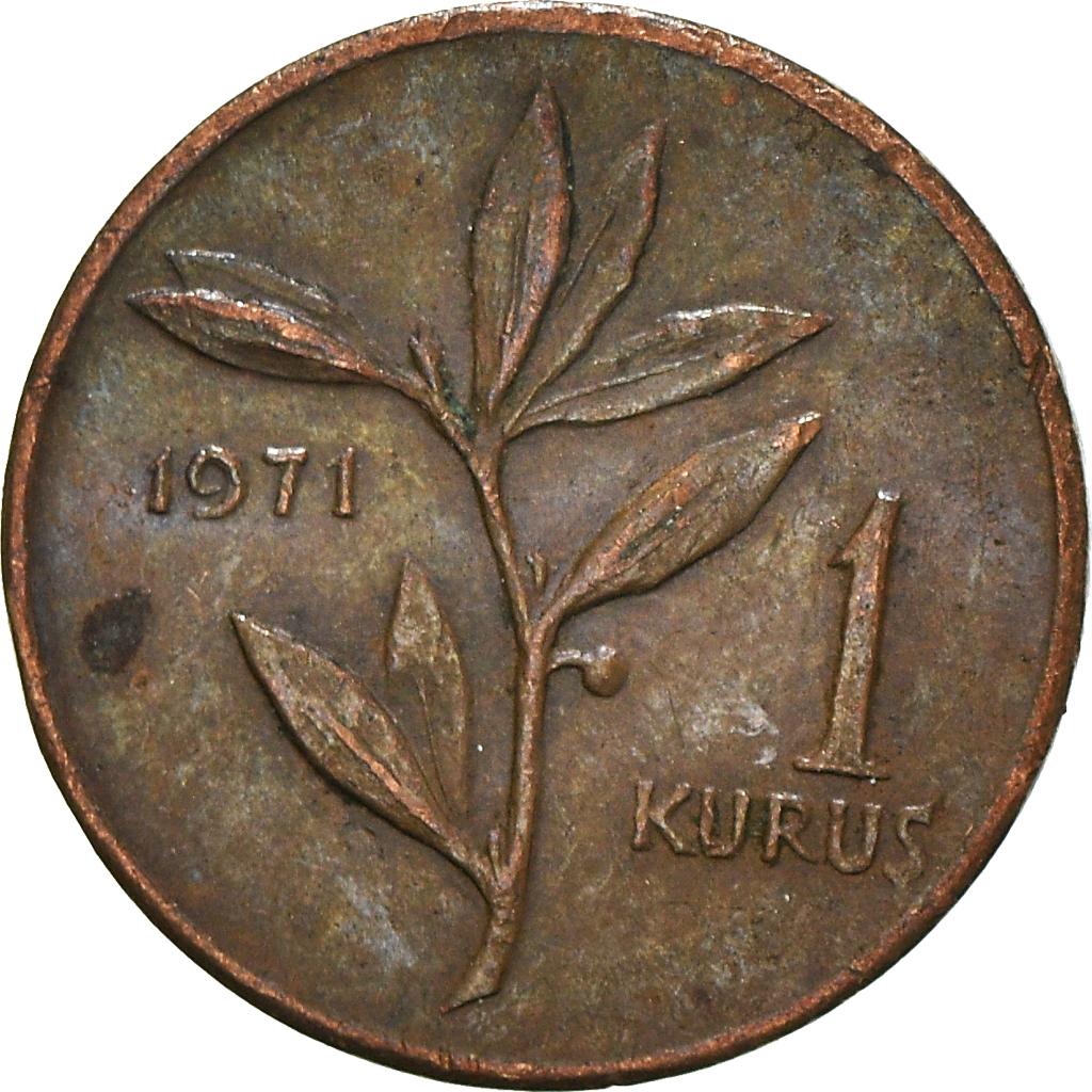 Moneda, Turquía, Kurus, 1971