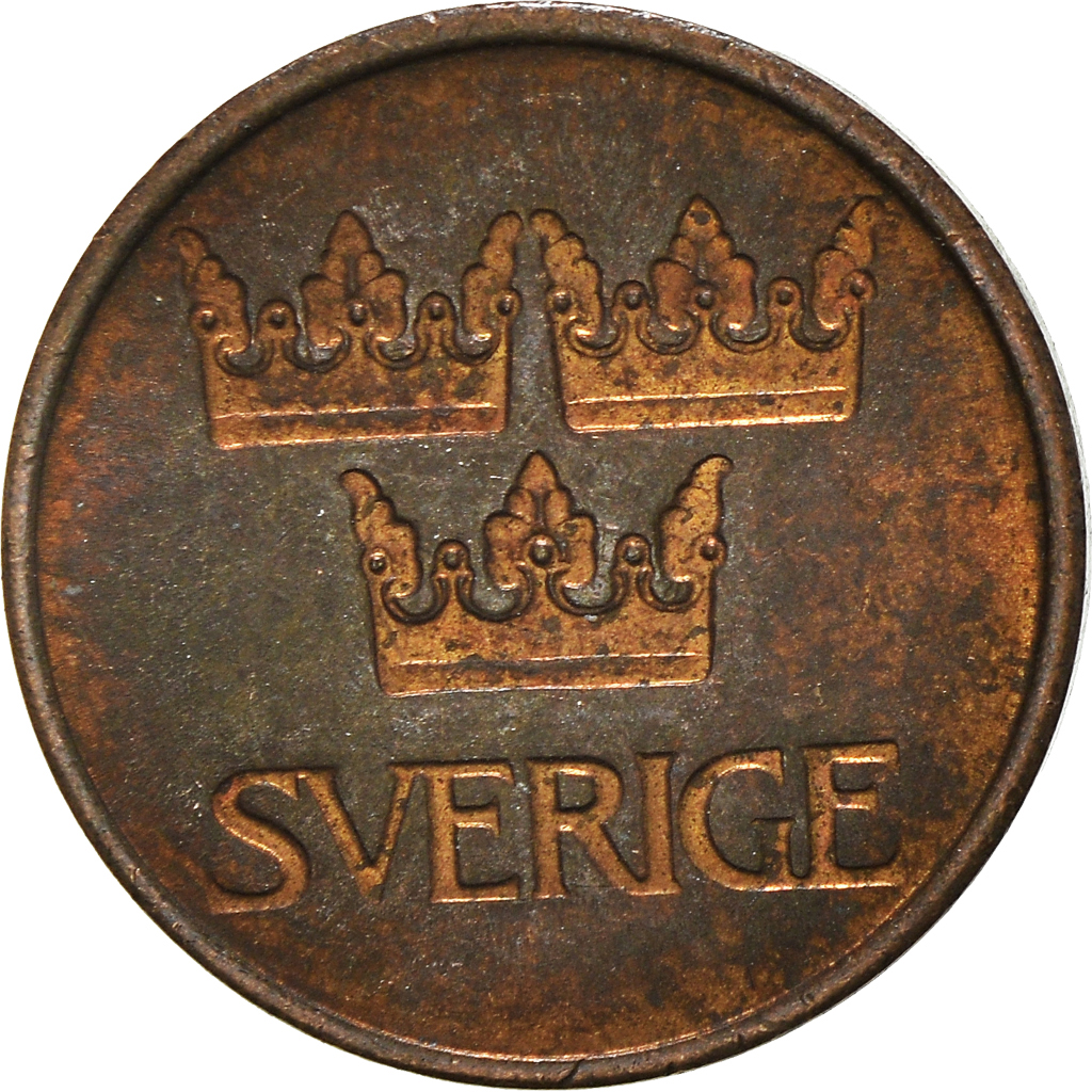 Moneda, Suecia, 5 Öre, 1973