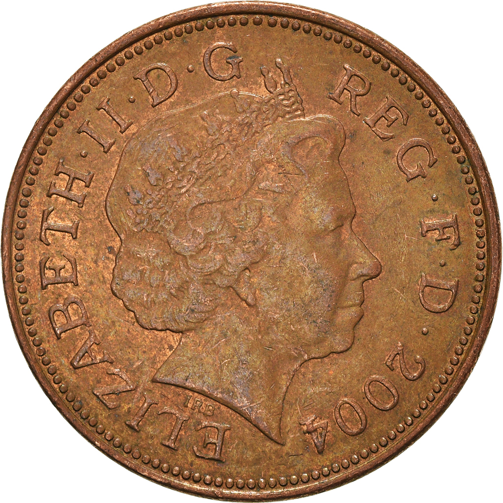 Moneda, Gran Bretaña, 2 Pence, 2004