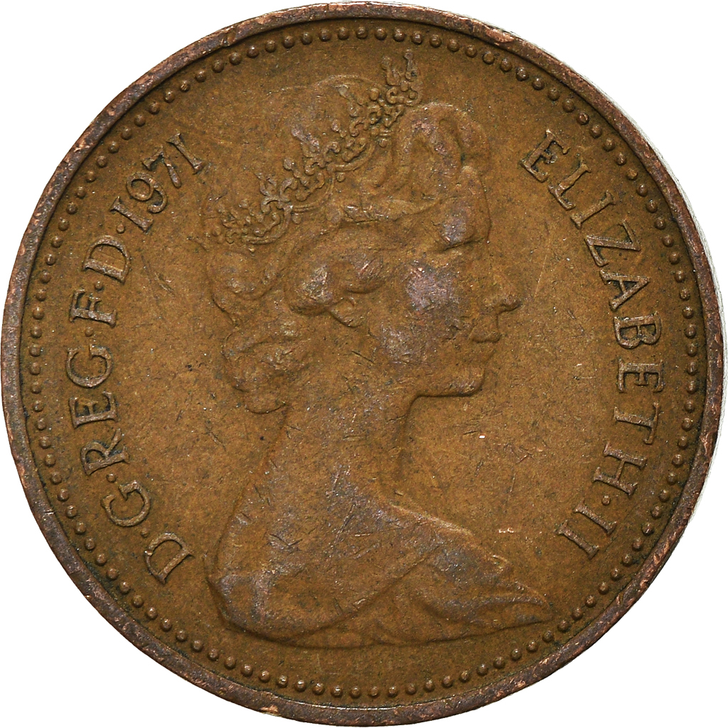 Moneda, Gran Bretaña, New Penny, 1971