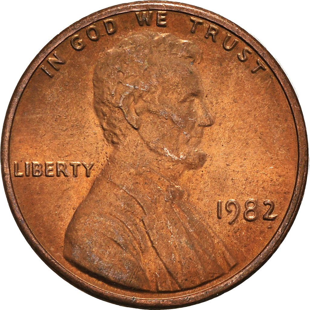 Moneda, Estados Unidos, Cent, 1982