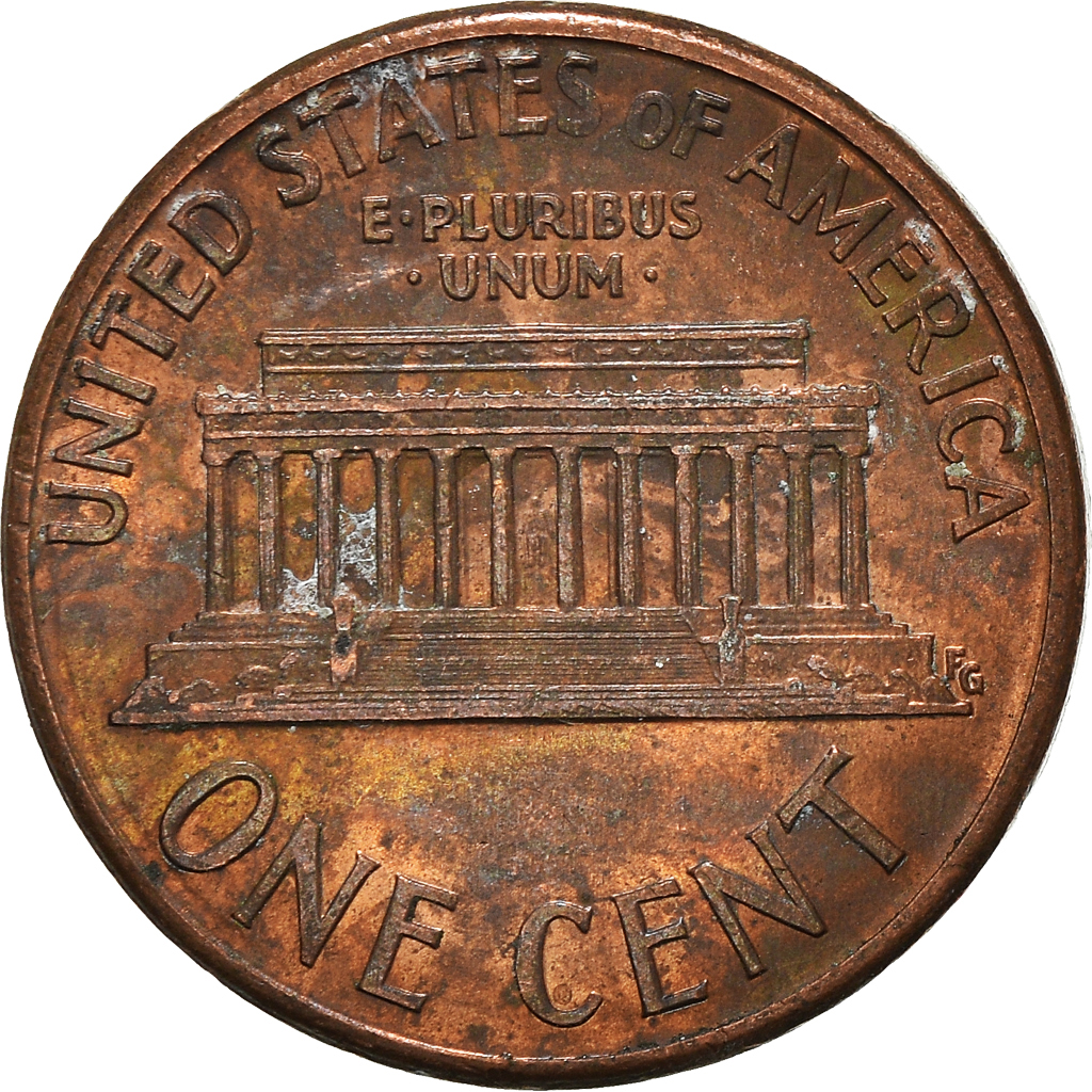 Moneda, Estados Unidos, Cent, 1990