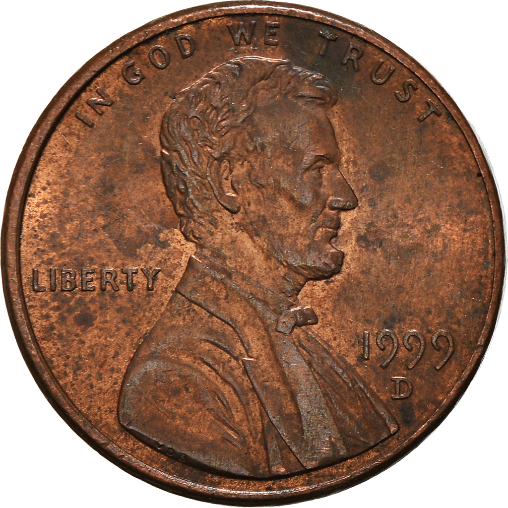 Moneda, Estados Unidos, Cent, 1999