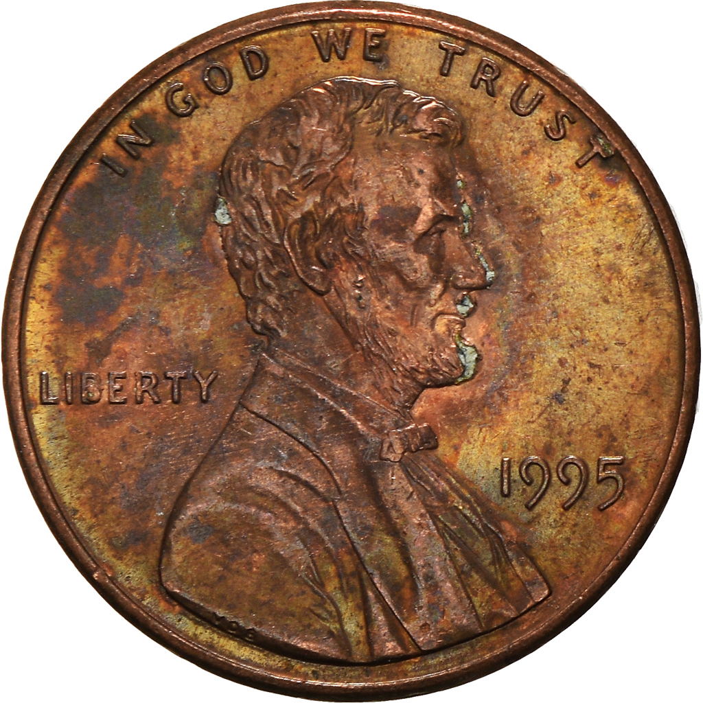 Moneda, Estados Unidos, Cent, 1995