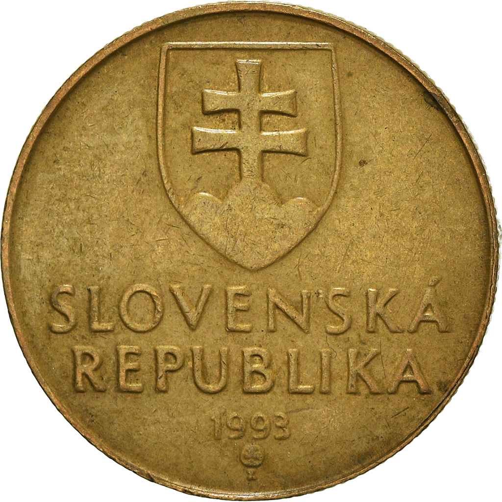 Moneda, Eslovaquia, Koruna, 1993