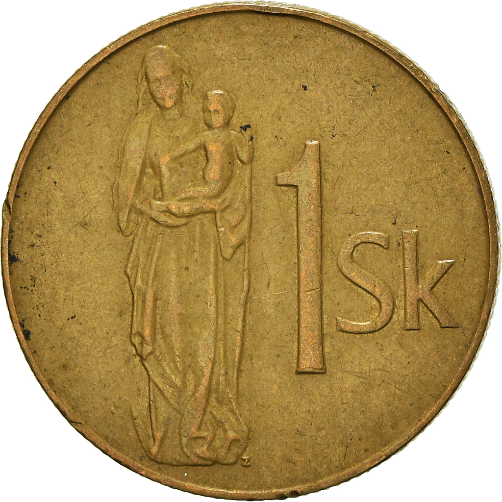 Moneda, Eslovaquia, Koruna, 1993