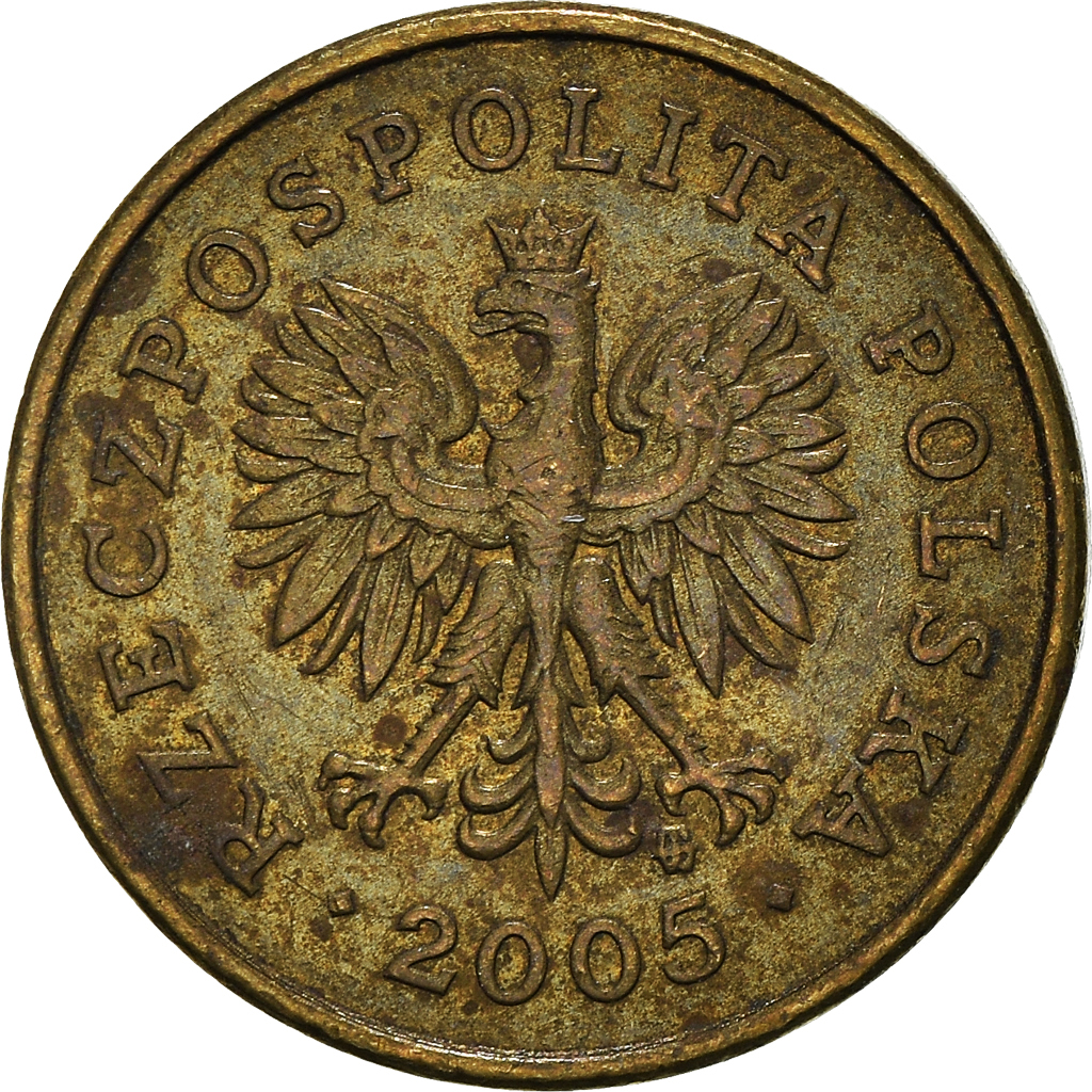 Moneda, Polonia, 2 Grosze, 2005