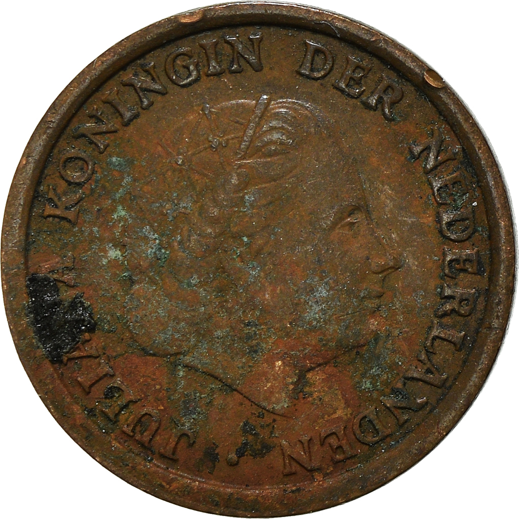 Moneda, Países Bajos, Cent, 1958