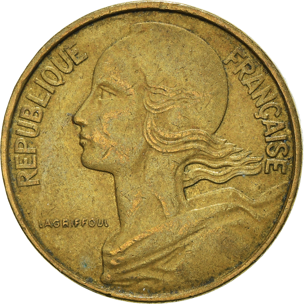 Moneda, Francia, 10 Centimes, 1967