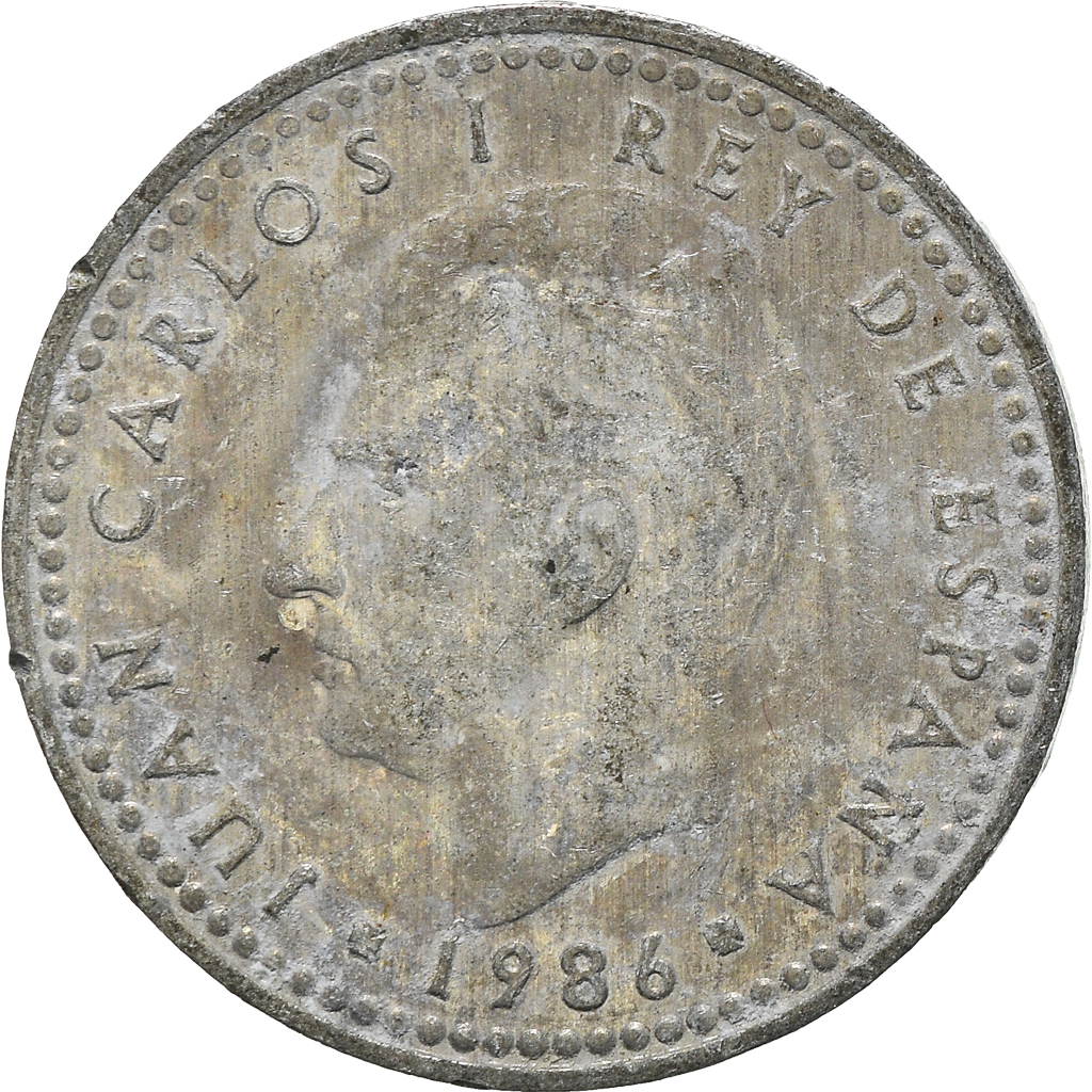 Moneda, España, Peseta, 1986