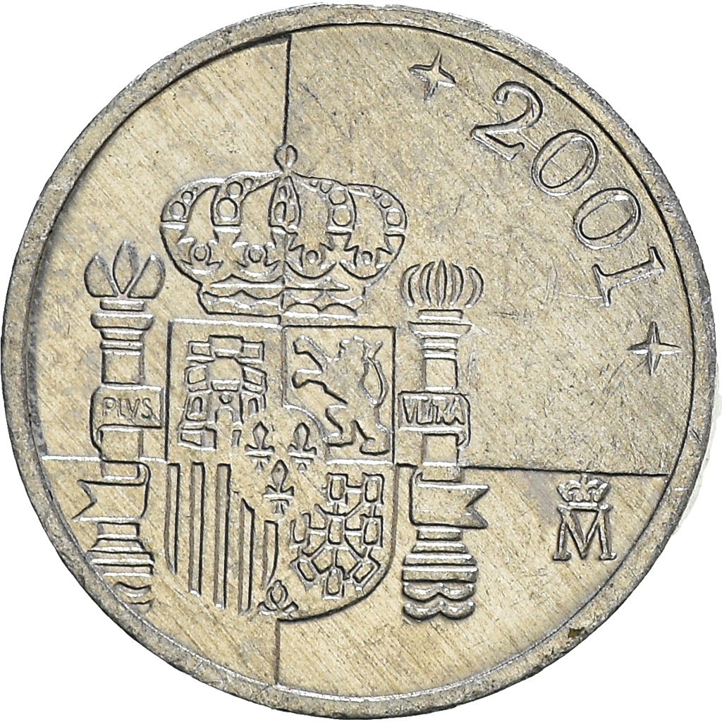Moneda, España, Peseta, 2001