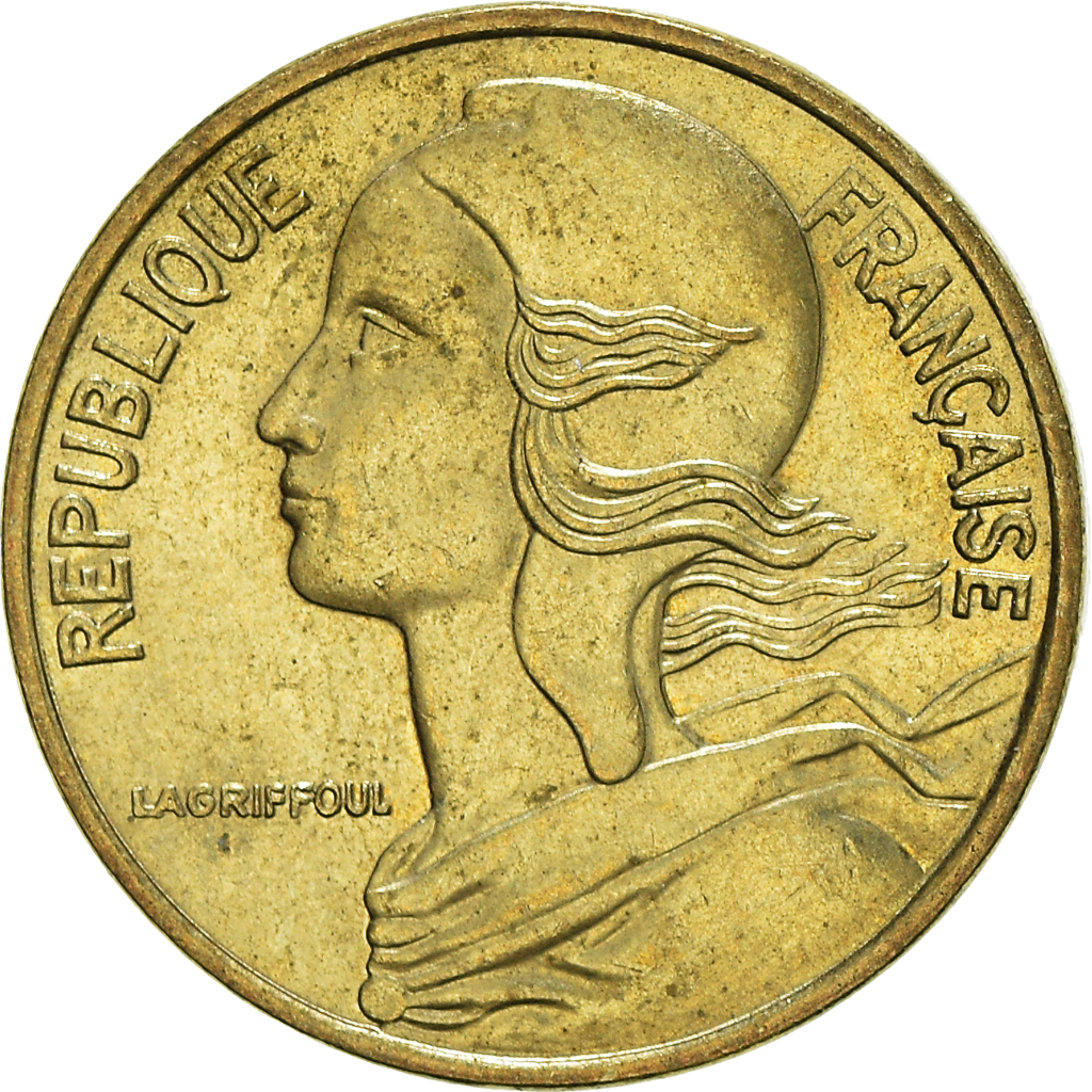 Moneda, Francia, 5 Francs, 1998