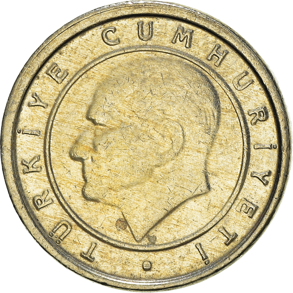 Moneda, Turquía, 5 New Kurus, 2006