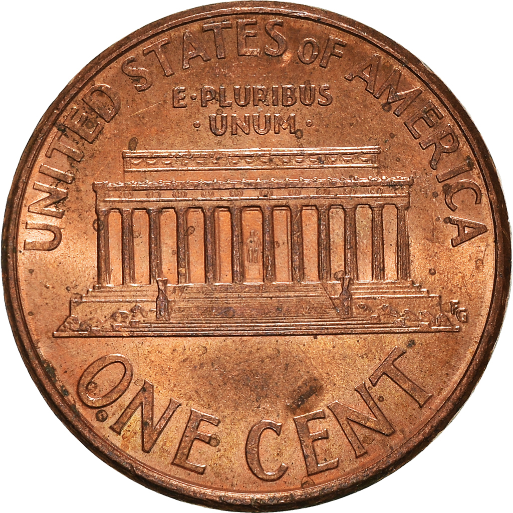 Moneda, Estados Unidos, Cent, 2001