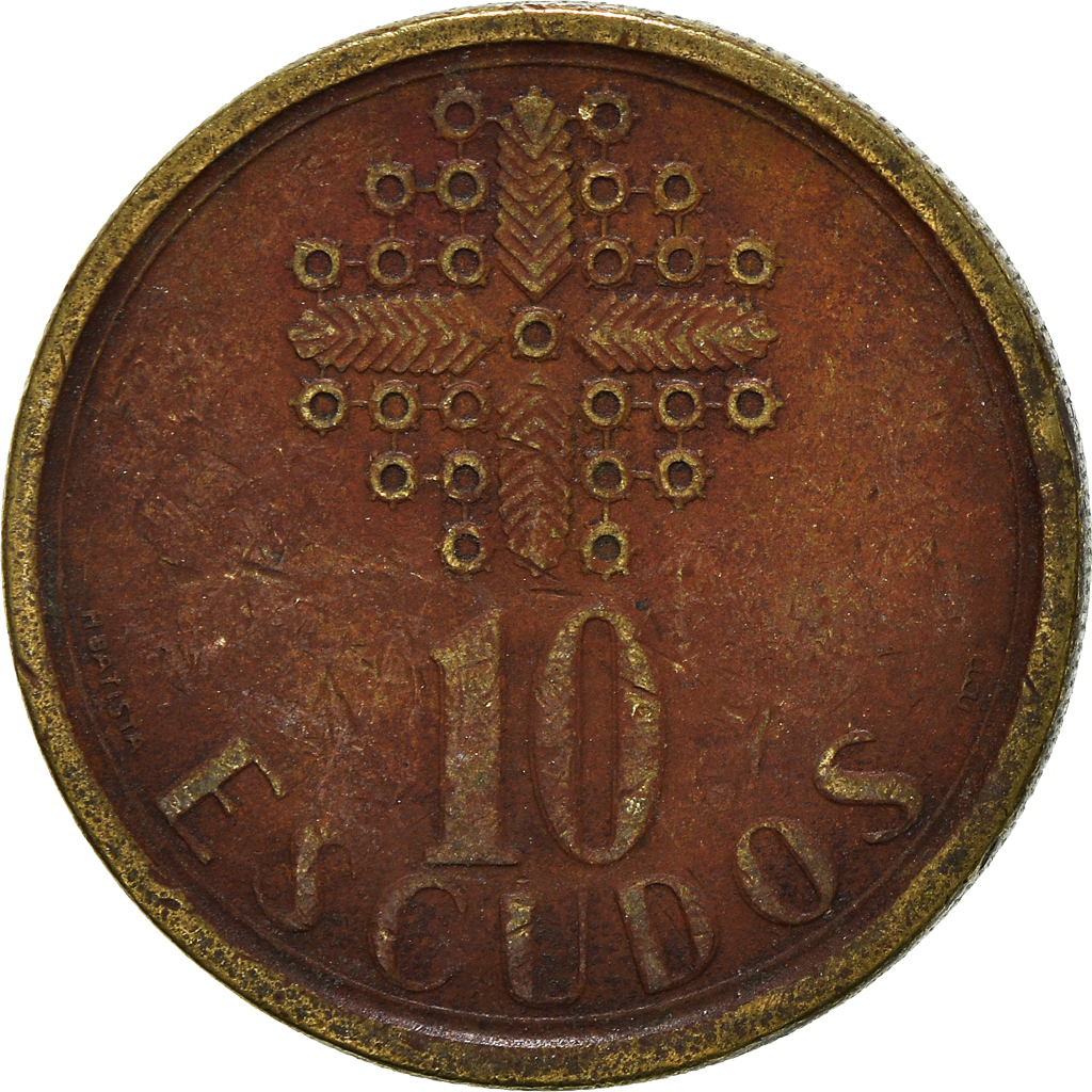 Moneda, Portugal, 10 Escudos, 1988