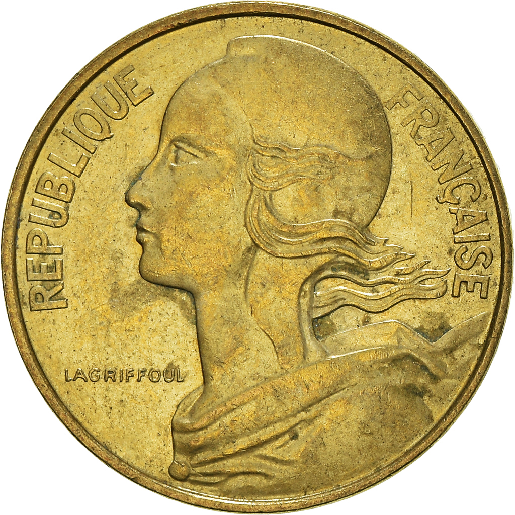Moneda, Francia, 10 Centimes, 1983