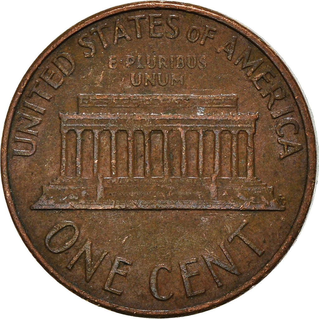 Moneda, Estados Unidos, Cent, 1968