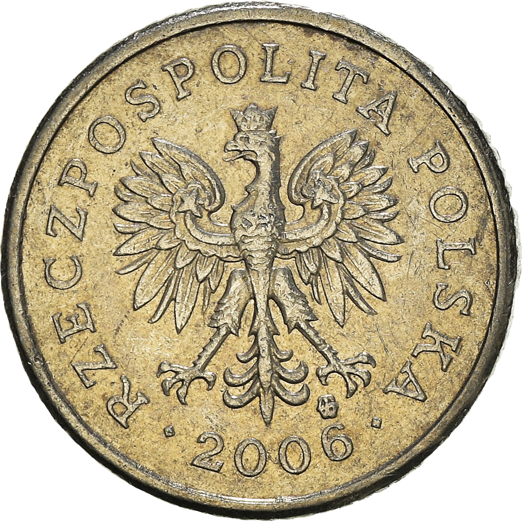 Moneda, Polonia, 10 Groszy, 2006