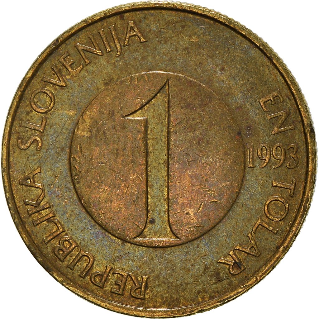 Moneda, Eslovenia, Tolar, 1993