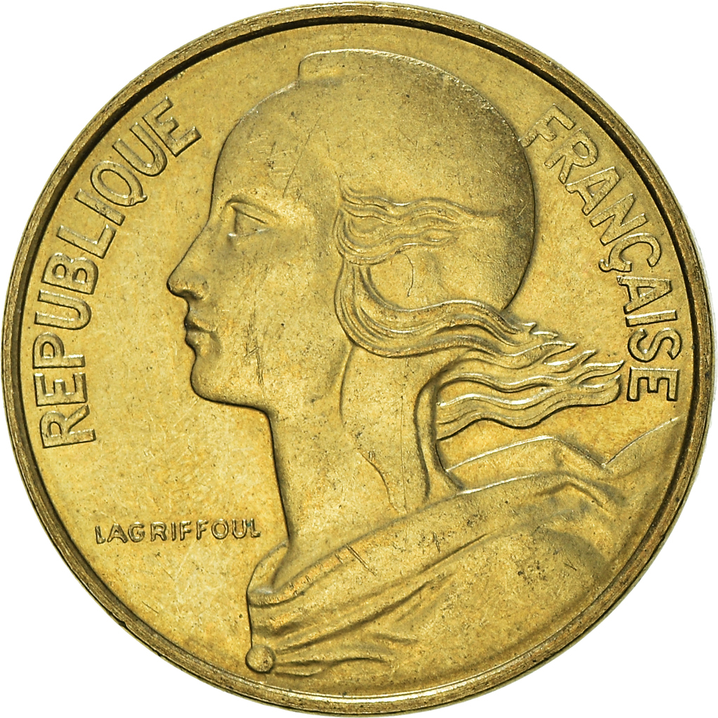 Moneda, Francia, 10 Centimes, 1997