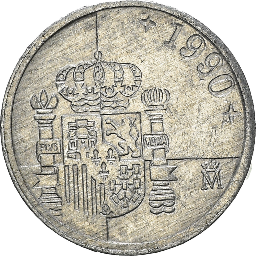 Moneda, España, Peseta, 1990