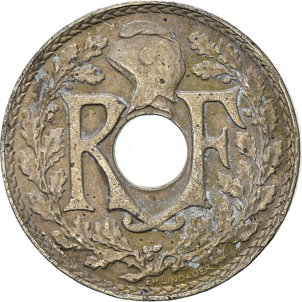 Moneda, Francia, 5 Centimes, 1935