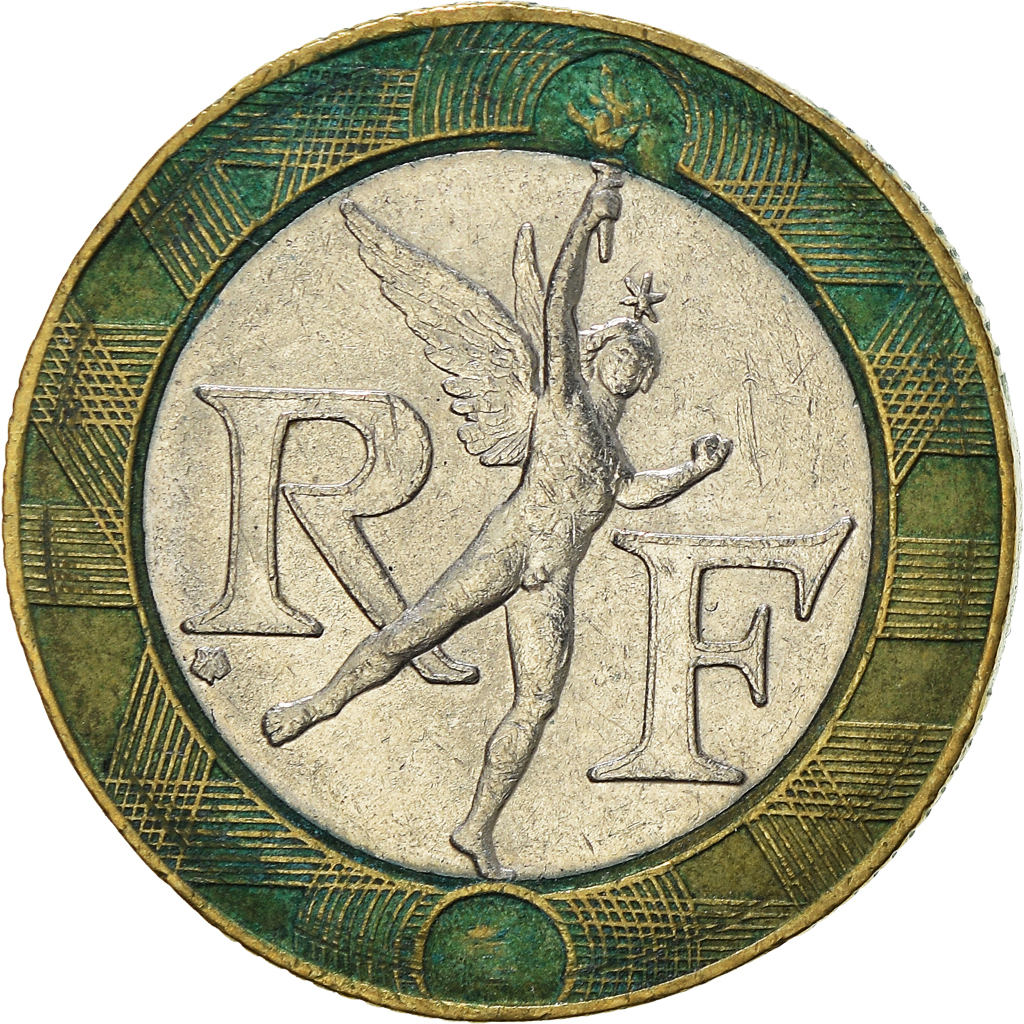 Moneda, Francia, 10 Francs, 1991
