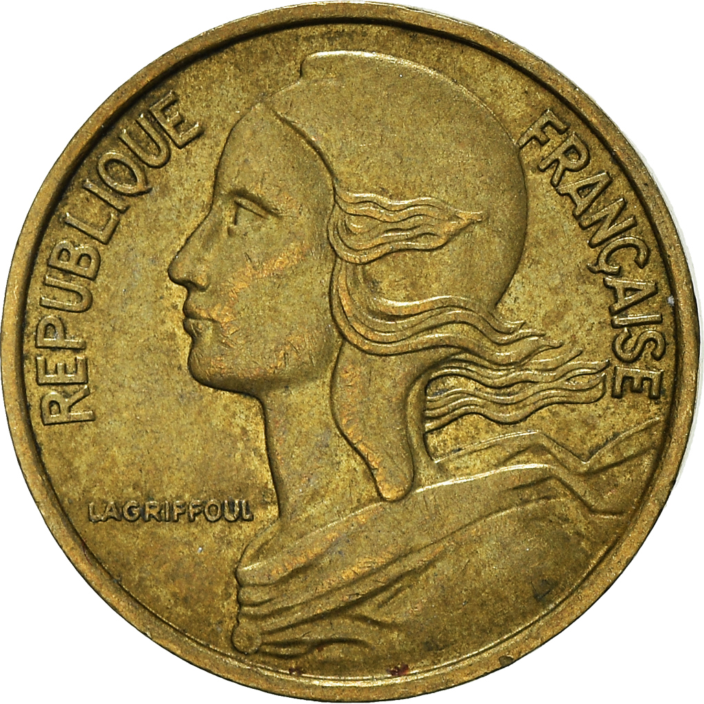 Moneda, Francia, 5 Centimes, 1971